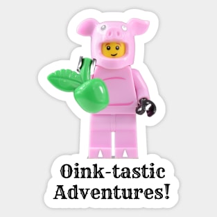 Pig Minifigure Sticker